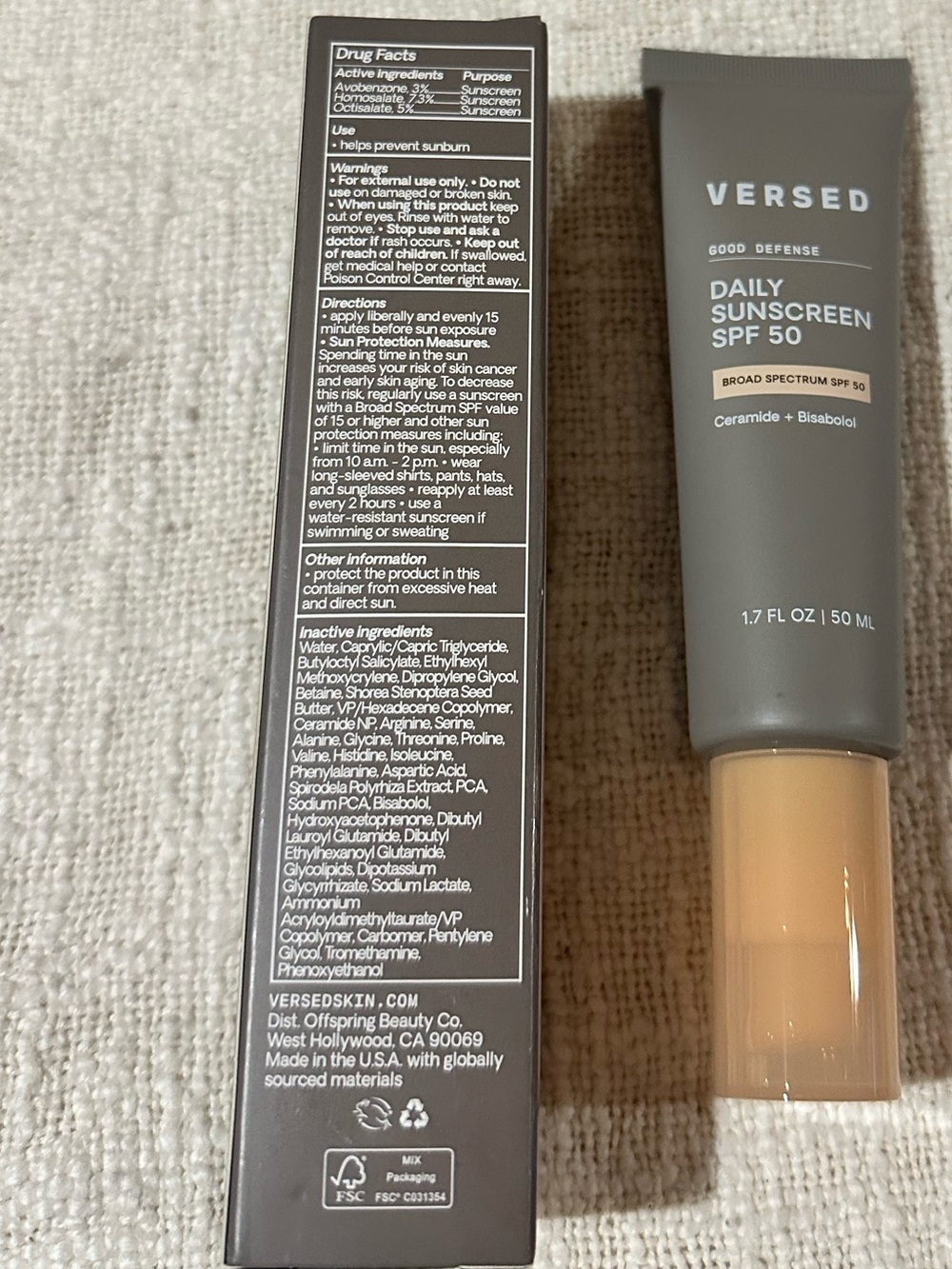 Versed Daily Sunscreen - Picture 3 of 4
